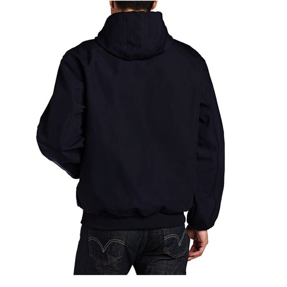 NWT Carhartt Men's Thermal Lined Duck Active Jacket J131 Navy Size M $180 Y18 - Picture 2 of 3